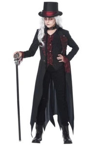 Gothic Vampiress Child Halloween Costume Size L 10/12 - Picture 1 of 1