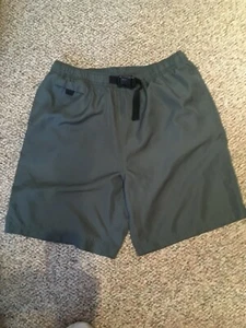 Cherokee Swim Trunks Men's sz L Lined  Dark Green. Snap Closure Waist Many pkts. - Picture 1 of 12