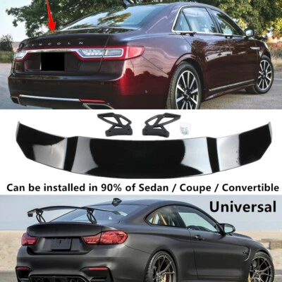 Universal Painted Fit For Lincoln Continental 17-20 Rear Trunk Spoiler Lip Wing - Image 1 of 4