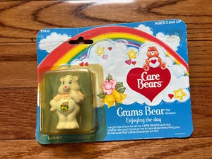New In Box 1984 Care Bears 2" Grams Mini PVC Figure Kenner - Picture 1 of 6