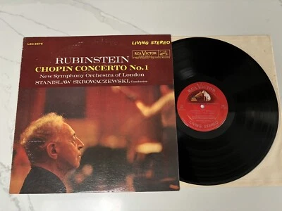 RUBINSTEIN "Chopin Concerto No 1" 1961 EX SD LSC-2575 RCA 4S/3S SKROWACZEWSKI - Image 1 of 4