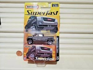 Matchbox 2005 Superfast #65 Gray GMC TERRADYNE PickUp Truck Nu in C9 Bubble Pack - Picture 1 of 4