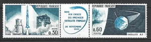 M1- France mise sur orbite 1er satellite français YT 1465 a neuf ** - Photo 1/1