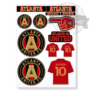 Atlanta United FC MLS Soccer A4 Printed Vinyl Decal Sticker High Quality Kit New - Picture 1 of 4