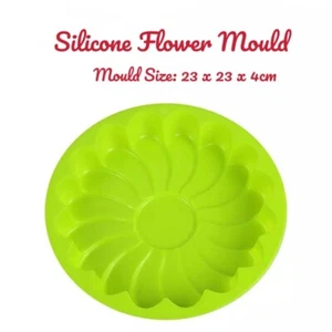 Molde de jabón de resina de arcilla vela postre mousse pastel mousse con forma de flor de silicona de 1 pieza - Imagen 1 de 3