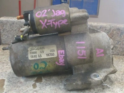 02-08 2002 - 2008 年 JAGUAR X 型工厂 12 伏启动电机 *类似全新 * 原始设备制造商 — 第 1/4 张图片