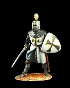 Caballero Teutónico Coleccionable Soldado de Hojalata, Cruzados del siglo XIII - Imagen 1 de 5