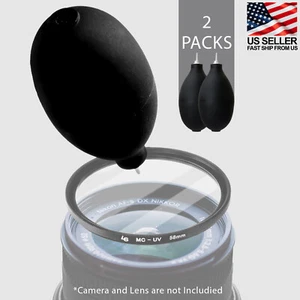 LSP [2-Pack] Rubber Air Dust Blower Filter Watch Repair Camera Lens Strong Air - Picture 1 of 5