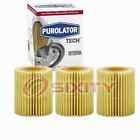 3 pc Purolator TECH TL25609 Engine Oil Filters for XG10158 X5609 WP968 VO87 vx