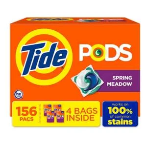 Tide PODS Laundry Detergent Pacs, Spring Meadow, 156 ct. -- FREE SHIPPING!!! - Picture 1 of 8