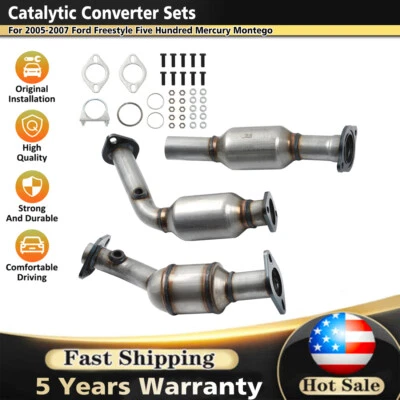 For Ford Freestyle Five Hundred 2005-2007 3.0L Catalytic Converter Assembly Foto 1 de 4