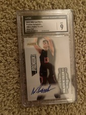 Walker Kessler 2022 wild card matte premium autogrpahs silver foil CGC 9/9–rare