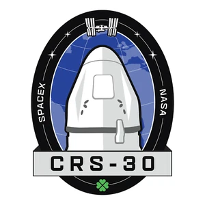 SpaceX SPX-30 CRS-30 Commercial Resupply Services Mission Logo Vinyl Sticker - Picture 1 of 1