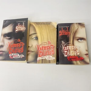 The Vampire Diaries 3x The Return Series Paperback Books by L J Smith Bundle - Picture 1 of 10