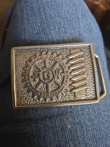 Vintage Premier Gear & Machine Works Belt Buckle - Picture 1 of 4