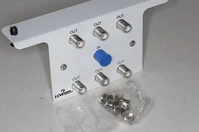 Leviton 47690-6C2 1x6 2GHz Passive Video Splitter - Image 1 of 2