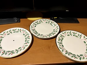 Lenox China Holiday Terrasse Servierer Neu 10,5" Teller 24K Gold Vintage - ohne PIN - Bild 1 von 7