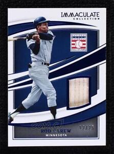 2022 Panini Immaculate Hall of Fame Materials Relic Blue 12/25 Rod Carew HOF