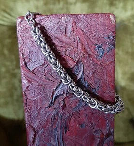 Handmade Stainless Steel Chainmaille Bracelet - SorjuanaLolita Designs - Picture 1 of 5