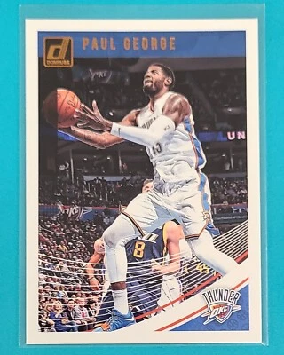 2018-19 Donruss #117 Paul George Oklahoma City Thunder BASKETBALL Card O8 - Image 1 of 2