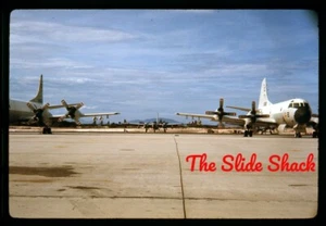 Vietnam War US NAVY Lockheed P-3B Orion BuNo 154575 Bin Thuy Air Base 1969 slide - Bild 1 von 1
