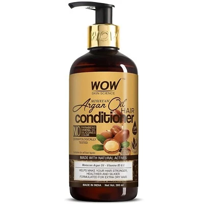 WOW Skin Science Moroccan Argan Oil Conditioner 300ml, - Image 1 of 4