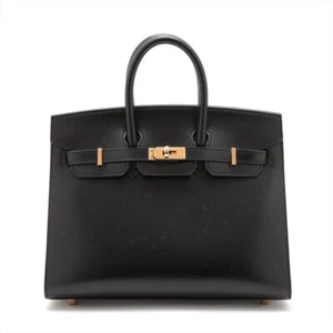 Hermès Birkin 25 Serie Box calf Black Gold Metal Fittings W: 2024 - Picture 1 of 11