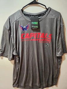2XL -- NHL Washington Capitals Fanatics Authentic Pro DRIFIT SHIRT nwt XXL - Picture 1 of 5
