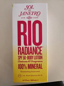 Sol de Janeiro Rio Radiance Body Lotion SPF 50, 200 ML, 6.7 Fl Oz New! - Picture 1 of 1