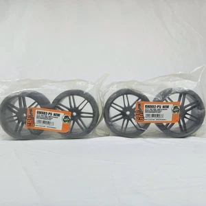 GRP 1/5 Mounted Belted Revo Tires Black GWX02 P5 New Sealed Free Shipping US - Picture 1 of 3
