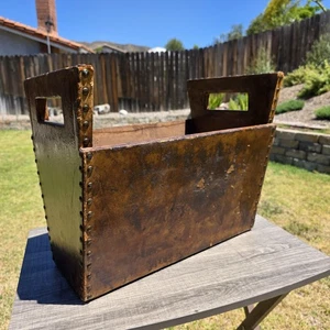 Soporte de Revista Moderno Mediados de Siglo Vintage Madera Oscura Retro Hecho en España - Imagen 1 de 19
