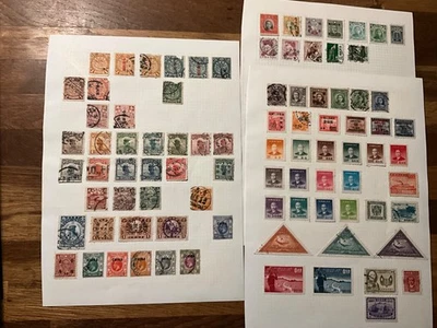 Sello postal imperial chino de 1897 carpa 20 y 30 centavos dragón enrollable etc z Foto 1 de 4