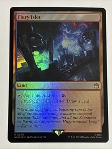 MTG Universes Beyond: Doctor Who Fiery Islet Foil 0278 NM Rare - Picture 1 of 2