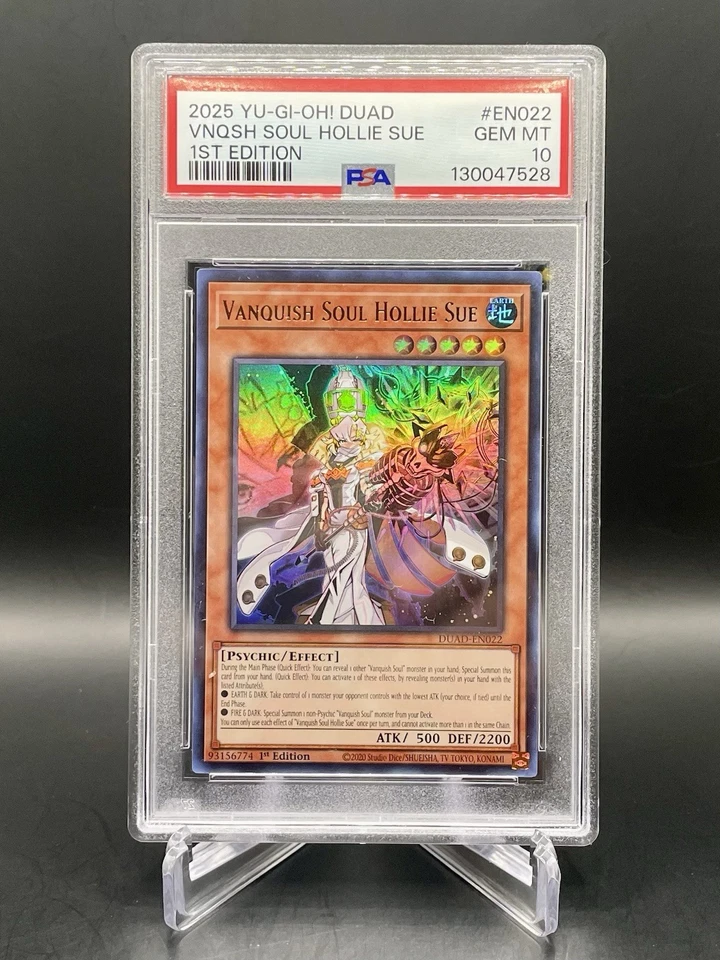 PSA 10 Vanquish Soul Hollie Sue DUAD-EN022 Duelist's Advance Rare Yugioh MINT - Image 1 of 4