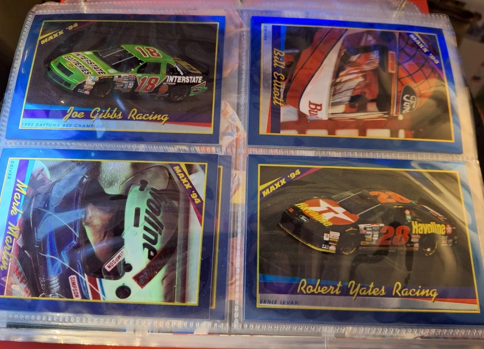 Maxx Race Cards Nascar  1994 SET of 300 Cards +12 Jumbo Cards in MAXX Binder - Image 1 of 4