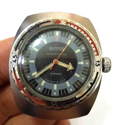 RELOJ PULSERA VOSTOK AMPHIBIA VINTAGE RUSIA SOVIÉTICA URSS PARA HOMBRES FUNCIONANDO RARO Foto 1 de 4