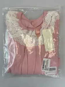 Abito da notte Abalacoco per ragazze in cotone nuovo con etichette con pizzo elegante * taglia 6/7 anno - Foto 1 di 5