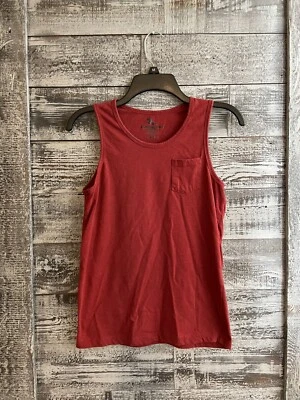 Camiseta sin mangas American Hawk roja niños talla 12-14 buen estado  Foto 1 de 4