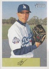 2002 Bowman Heritage Baseball #96 Victor Alvarez RC Los Angeles Dodgers