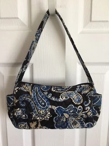 Borsa a tracolla piccola trapuntata Vera Bradley motivo navy - Foto 1 di 5