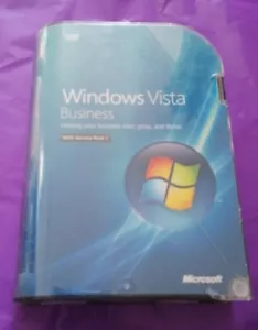 MICROSOFT WINDOWS VISTA BUSINESS FULL RETAIL VERSION PRODUCT KEY 32 BIT GENUINE - Picture 1 of 8