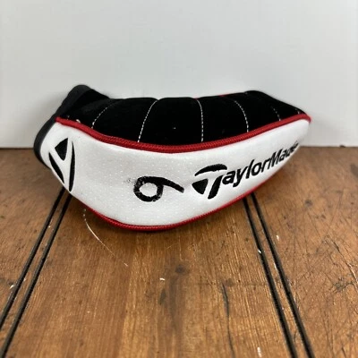 TaylorMade Hybrid Head Cover Black Red White Vinyl - Image 1 of 4