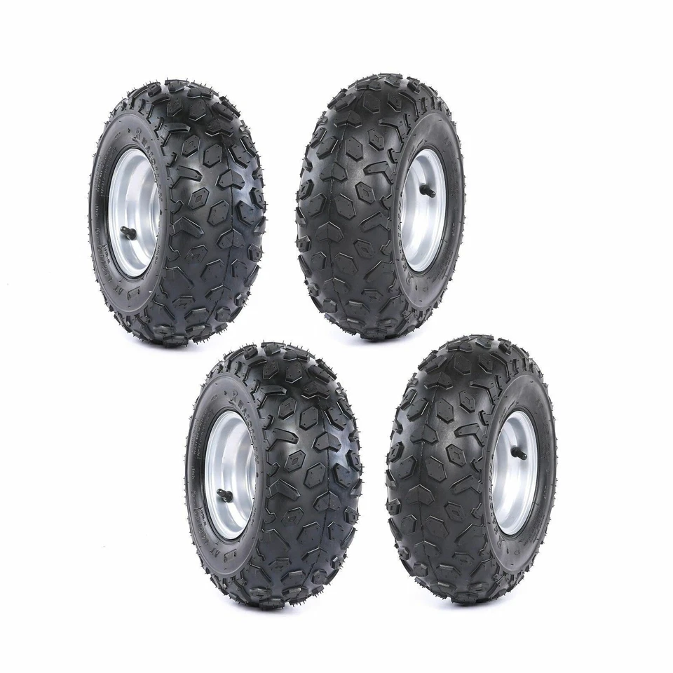 Rueda de neumático 4 piezas 6" pulgadas 145/70-6 para ATV bicicleta Suzuki LT50 Taotao Quad Go Kart Foto 1 de 4