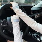 Ice Silk Half Finger Sleeves Thin Hand Protector Cover Sunscreen Gloves  Sports