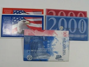 3 US Mint Sets P & D: 1999, 2000, 2003. #19 - Picture 1 of 8