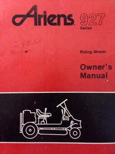 Ariens 927025 927038 RM1230e RM830e RER Riding Lawn Mower Tractor Owners Manual - Picture 1 of 3