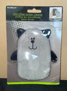 Microfiber Screen Cleaner E Circuit NIP Gray Bear Animal Smart Phone - Zdjęcie 1 z 1