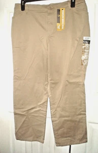 Pantalones cortos Lee caqui para dama talla 18 tostados nuevos con etiquetas - Imagen 1 de 2