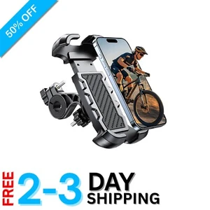Versatile 360° Rotatable Phone Mount - Fits Smartphones on Motorcycles & Bikes - Picture 1 of 9