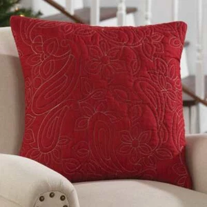 Christie Quilted 18" Pillow Cover - Picture 1 of 1